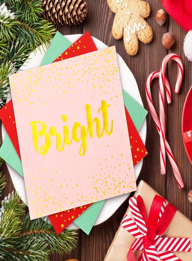 وولاين مجموعة مناديل ورقية من والين، 75 قطعة، بتصميمات ذهبية لامعة، مزينة بزخارف نبات الهولي، للاستخدام مرة واحدة، بألوان الأحمر والوردي والأخضر، مثالية لحفلات عيد الميلاد الشتوية. - Image 5